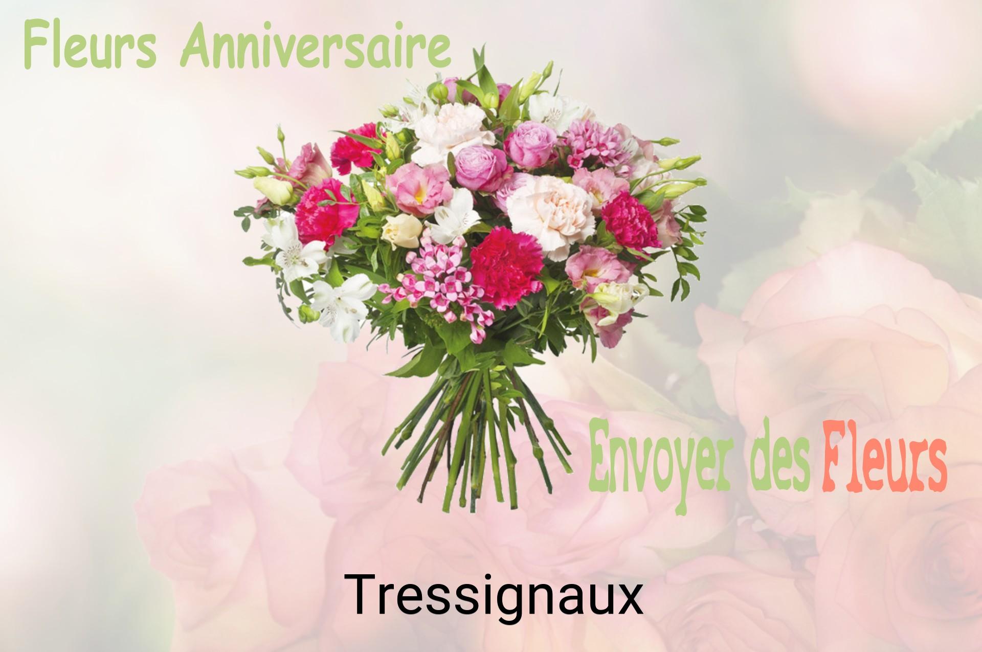 Bouquet de fleurs d’anniversaire livré à Tressignaux